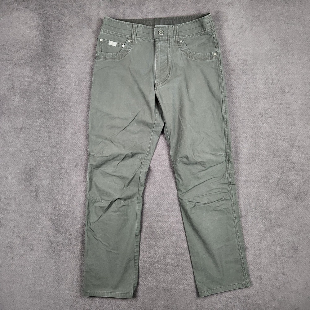 KUHL Revolvr Pants Mens 30x32 Gray Quick Dry Stretch Utility Cargo Hiking Work